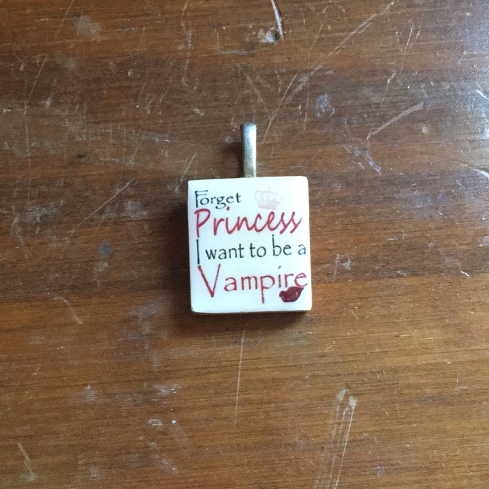Vampire Scrabble Charm